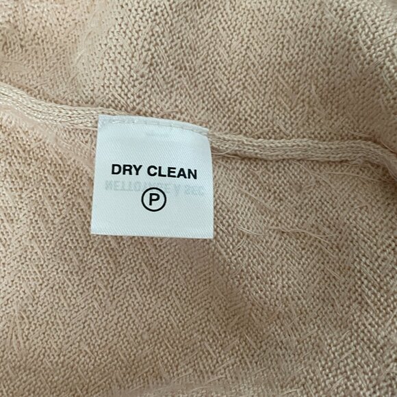 Robert Rodriguez Sequin Bolero Large Pink Cashmere Silk Capelet Crop Shrug Top - Picture 8 of 9